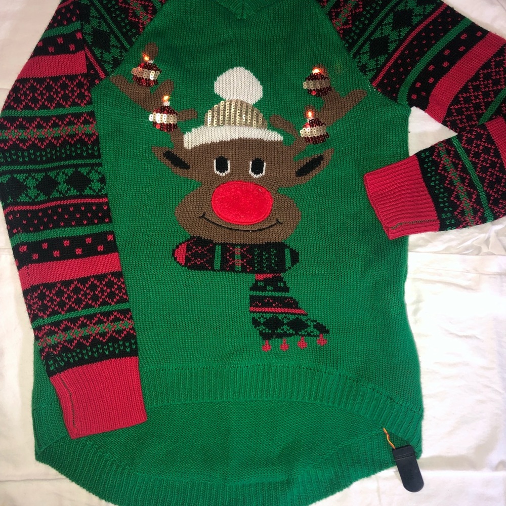 (3 for $35) Ugly light up Christmas Sweater